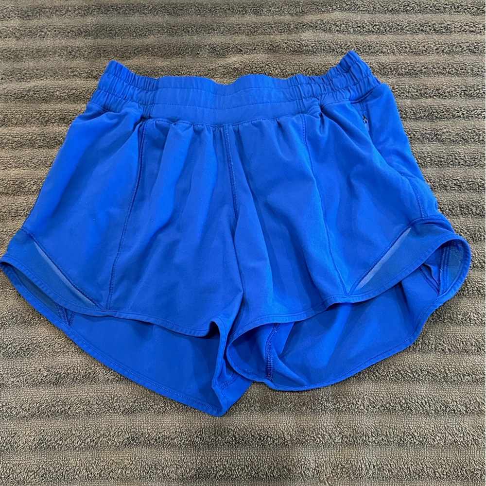 Lululemon Blue Shorts Size 4 TALL